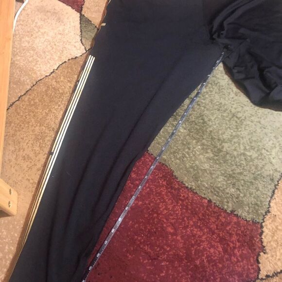 NWT BEBE SPORT joggers with gold wide logo . - Picture 3 of 7